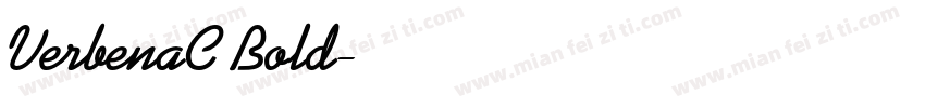 VerbenaC Bold字体转换